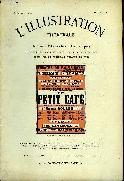 L'illustration théatrale n° 214 - Le petit café, comédie en …