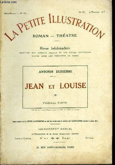 La petite illustration n° 37, 39, 41 - série roman …