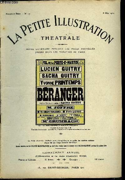La petite illustration théatrale - nouvelle série n° 17 - …