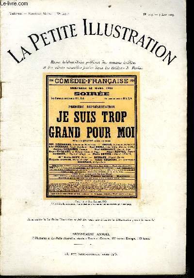 La petite illustration - nouvelle série n° 193 - théatre …