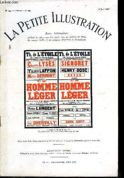 La petite illustration - nouvelle série n° 245 - théatre …