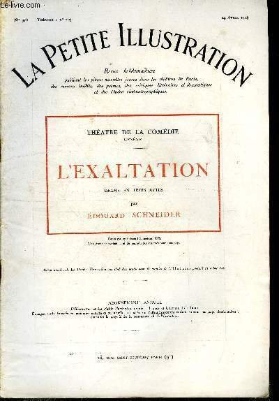 La petite illustration - nouvelle série n° 378 - théatre …