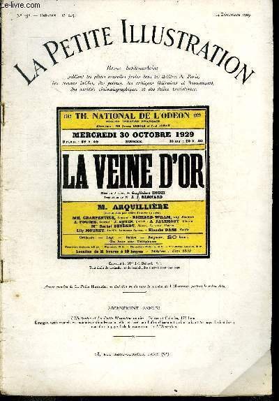 La petite illustration - nouvelle série n° 458 - théatre …