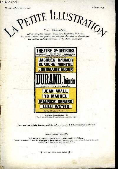La petite illustration - nouvelle série n° 466 - théatre …