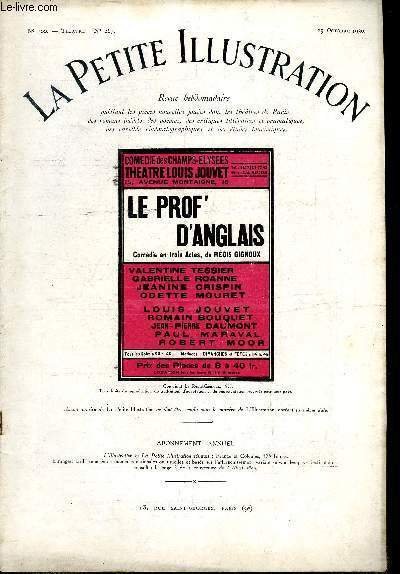 La petite illustration - nouvelle série n° 500 - théatre …