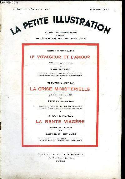 La petite illustration - nouvelle série n° 567 - théatre …
