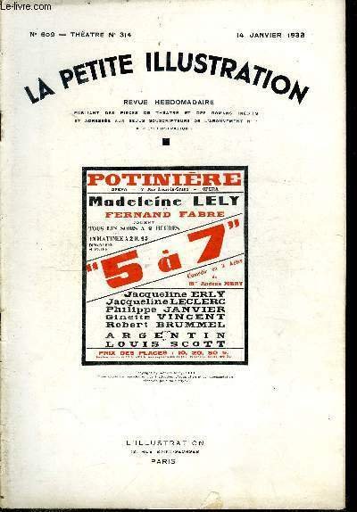 La petite illustration - nouvelle série n° 609 - théatre …