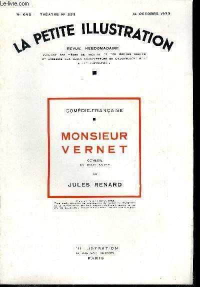 La petite illustration - nouvelle série n° 645 - théatre …