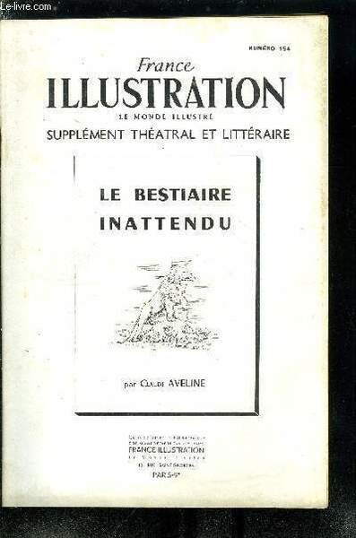 France illustration, le monde illustré, supplément théatral et littéraire n° …