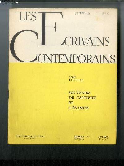 Les écrivains contemporains Série historique n° 101 - Souvenirs de … | Immagine principale