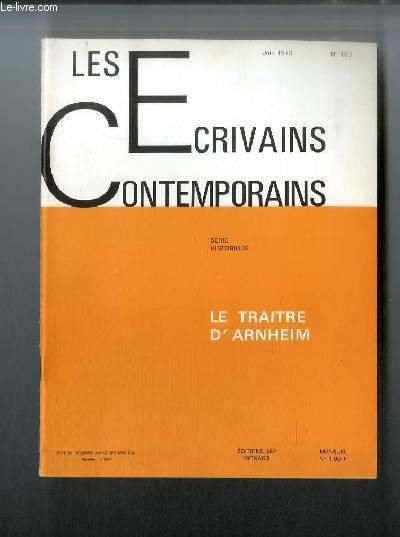 Les écrivains contemporains Série historique n° 193 - Le traitre … | Immagine principale