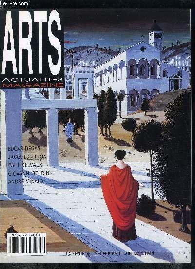 Arts actualités magazine n° 21 - Edgar Degas, de la … | Immagine principale