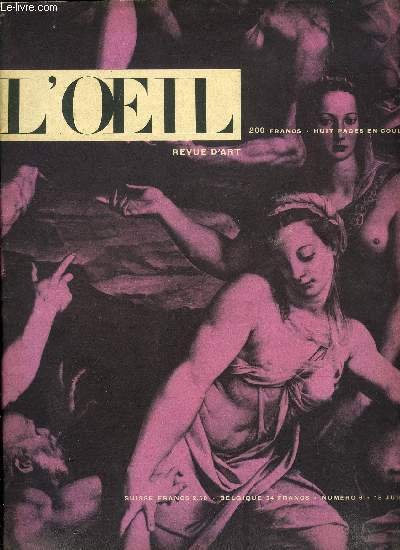 L'oeil n° 6 - La manière italienne par André Chastel, … | Immagine principale