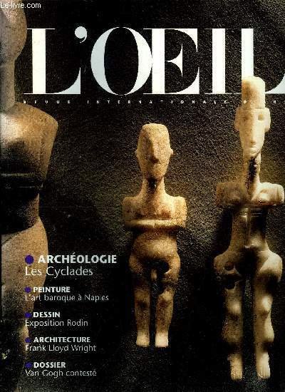 L'oeil n° 460 - Poèmes de marbre des Cyclades par … | Immagine principale