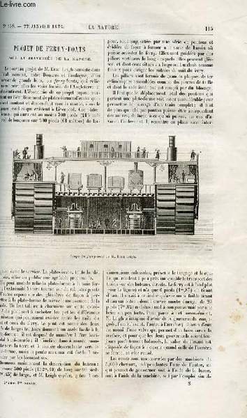 La nature n° 138 - Projet de Ferry boats pour … | Immagine principale