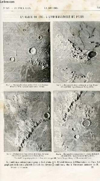 La nature n° 725 - La carte du ciel a …