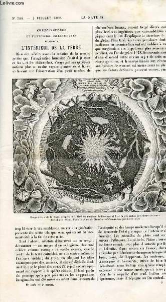 La nature n° 788 - Anciennes opinions et fantaisies scientifiques … | Immagine principale