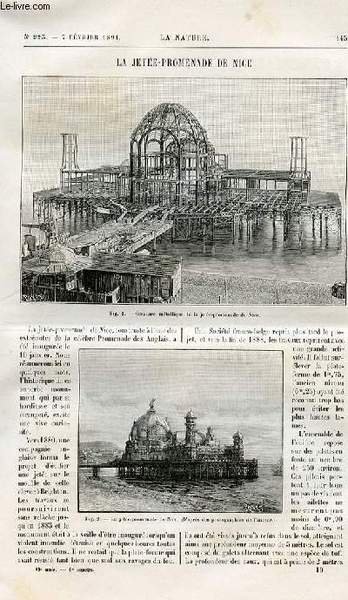 La nature n° 923 - La jetée promenade de Nice …