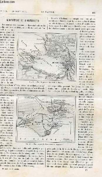 La nature n° 952 - Kronstadt et Portsmouth, La caravane …