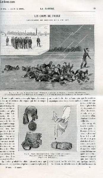 La nature n° 995 - Les coups de foudre - …