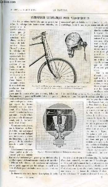 La nature n° 1097 - Entraineur automatique pour vélocipédistes avec …