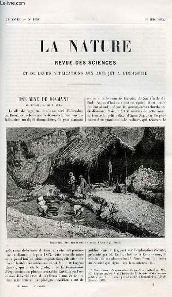 La nature n° 1148 - Une mine de diamant au …