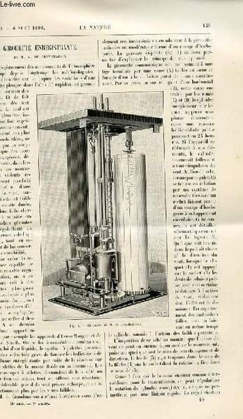 La nature n° 1314 - Girouette enregistrante de A. de …