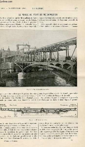 La nature n° 1688 - Le Viaduc de Passy du …