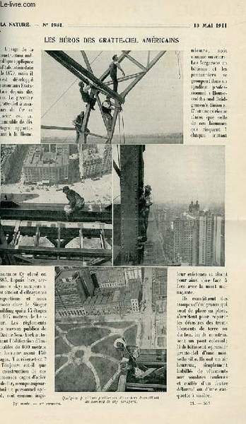 La nature n° 1981 - Les héros des gratte-ciel américains …