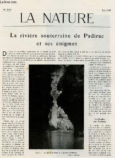 La nature n° 3158 - La rivière souterraine de Padirac … | Immagine principale