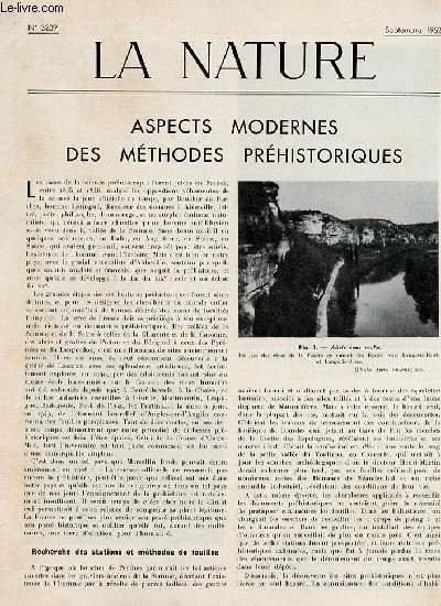 La nature n° 3209 - Aspects modernes des méthodes préhistoriques … | Immagine principale