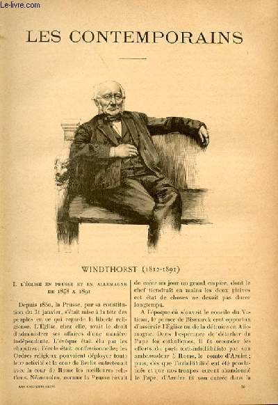 Windthorst (1812-1891) LES CONTEMPORAINS N°56