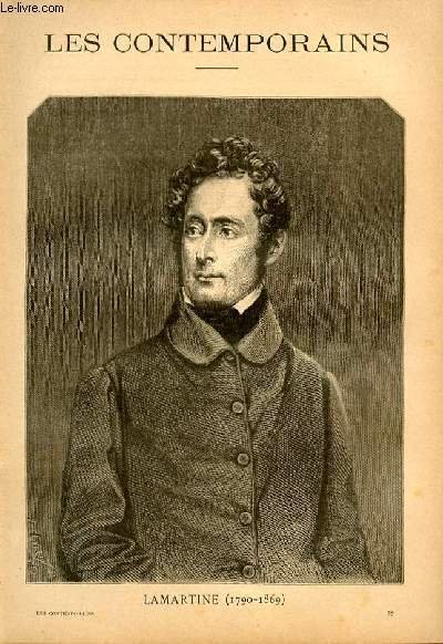 Lamartine (1790-1869). LES CONTEMPORAINS N°57