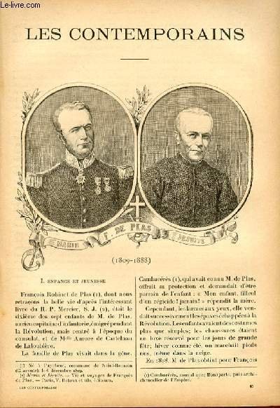 F. de Plas (marin jésuite) - (1809-1888) LES CONTEMPORAINS N°65