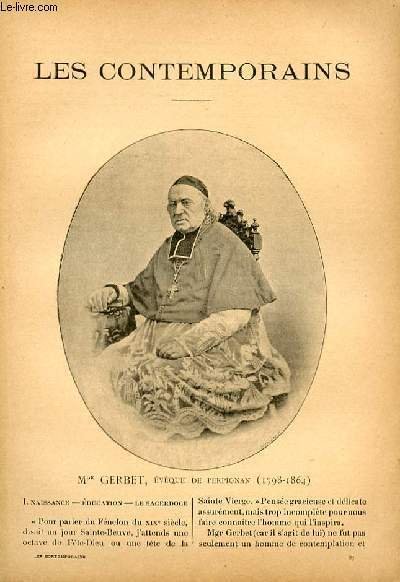 Mgr Gerbet, évêque de Perpignan (1798-1864). LES CONTEMPORAINS N°87