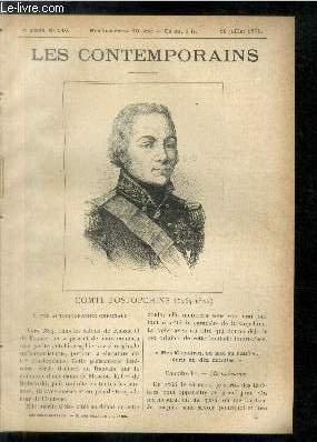 Comte Rostopchine (1765-1826). LES CONTEMPORAINS N°146