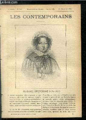 Madame Swetchine (1782-1857). LES CONTEMPORAINS N°167 | Immagine principale