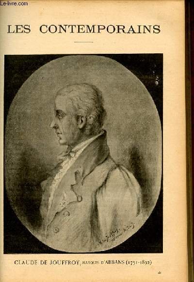 Claude de Jouffroy, marquis d'Abbans (1751-1832). LES CONTEMPORAINS N°251