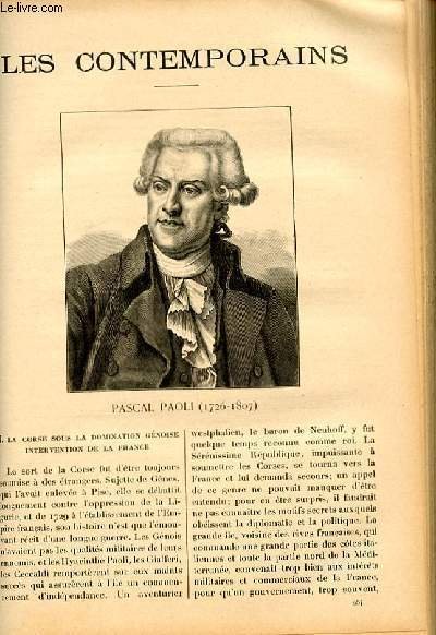 Pascal Paoli (1726-1807). LES CONTEMPORAINS N°254