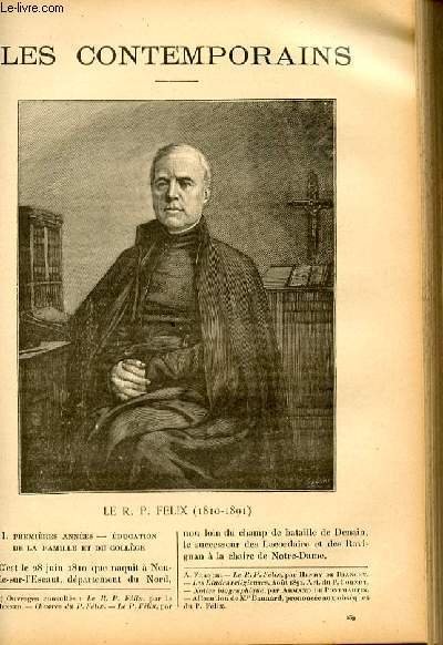 Le R.P. Felix (1810-1891). LES CONTEMPORAINS N°259