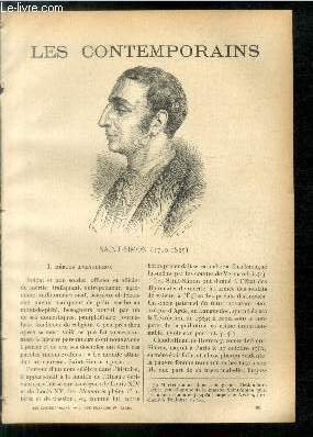 Saint-Simon (1760-1825). LES CONTEMPORAINS N°365
