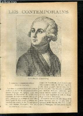 Lavoisier (1743-1794). LES CONTEMPORAINS N° 414