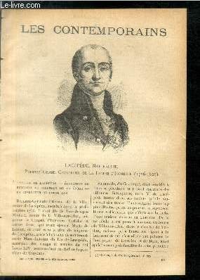 Lacépède, naturaliste, premier grand chancelier de la Légion d'Honneur (1756-1825). …