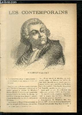 Mirabeau (1749-1791). LES CONTEMPORAINS N° 538