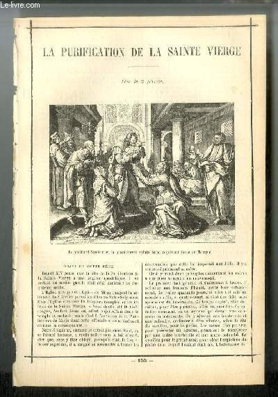 Vies des Saints n° 155 - La purification de la … | Immagine principale