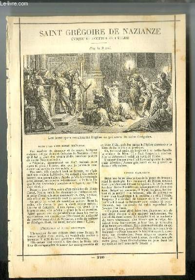 Vies des Saints n° 220 - Saint grégoire de Nazianze, … | Immagine principale