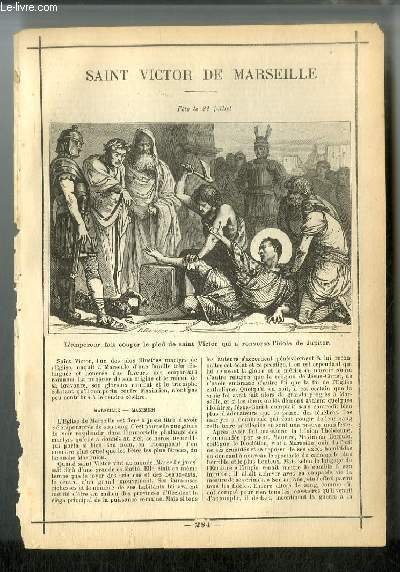 Vies des Saints n° 284 - Saint Victor de Marseille …