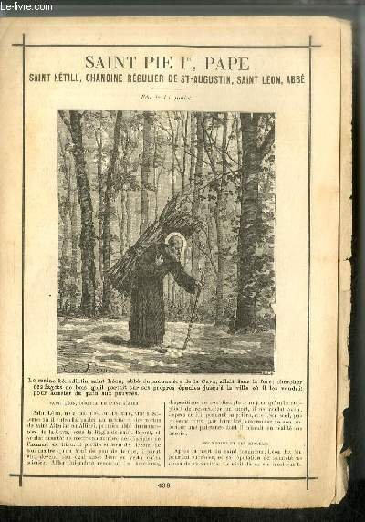Vies des Saints n° 438 - Saint Pie Ier, Pape, … | Immagine principale