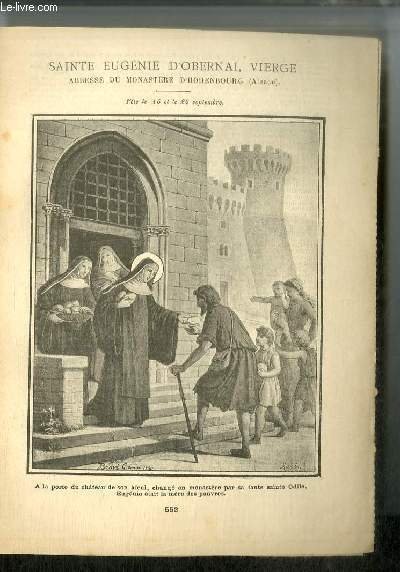 Vies des Saints n° 552 - Sainte Eugénie d'Obernai, vierge, … | Immagine principale