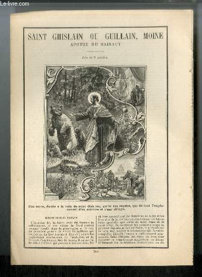 Vies des Saints n° 765 - Saint Ghislain ou Guillain, … | Immagine principale